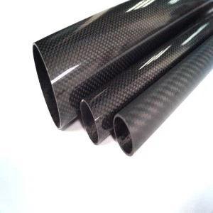 Rôzne špecifikácie Kruhové rúry z 3k valcovaného uhlíkového vlákna