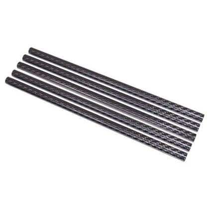 Kruhová trubica s cestným vzorom z uhlíkových vlákien